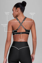 Airlift Haven Bra - Black/White
